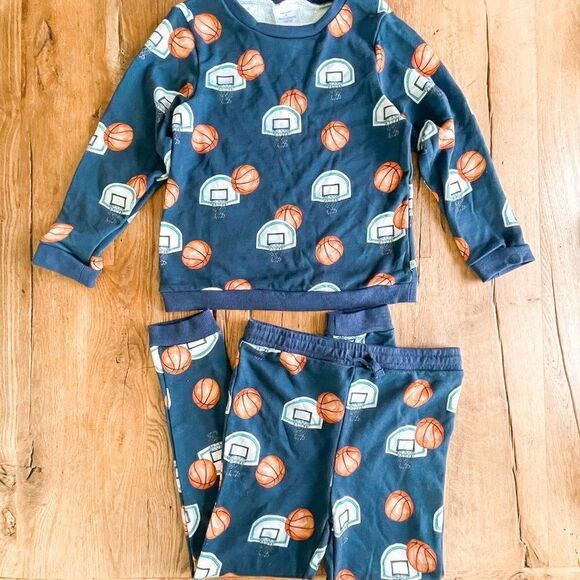 NEW! Posh Peanut Basketball Lounge Set, Size 12Y - Picture 2 of 5
